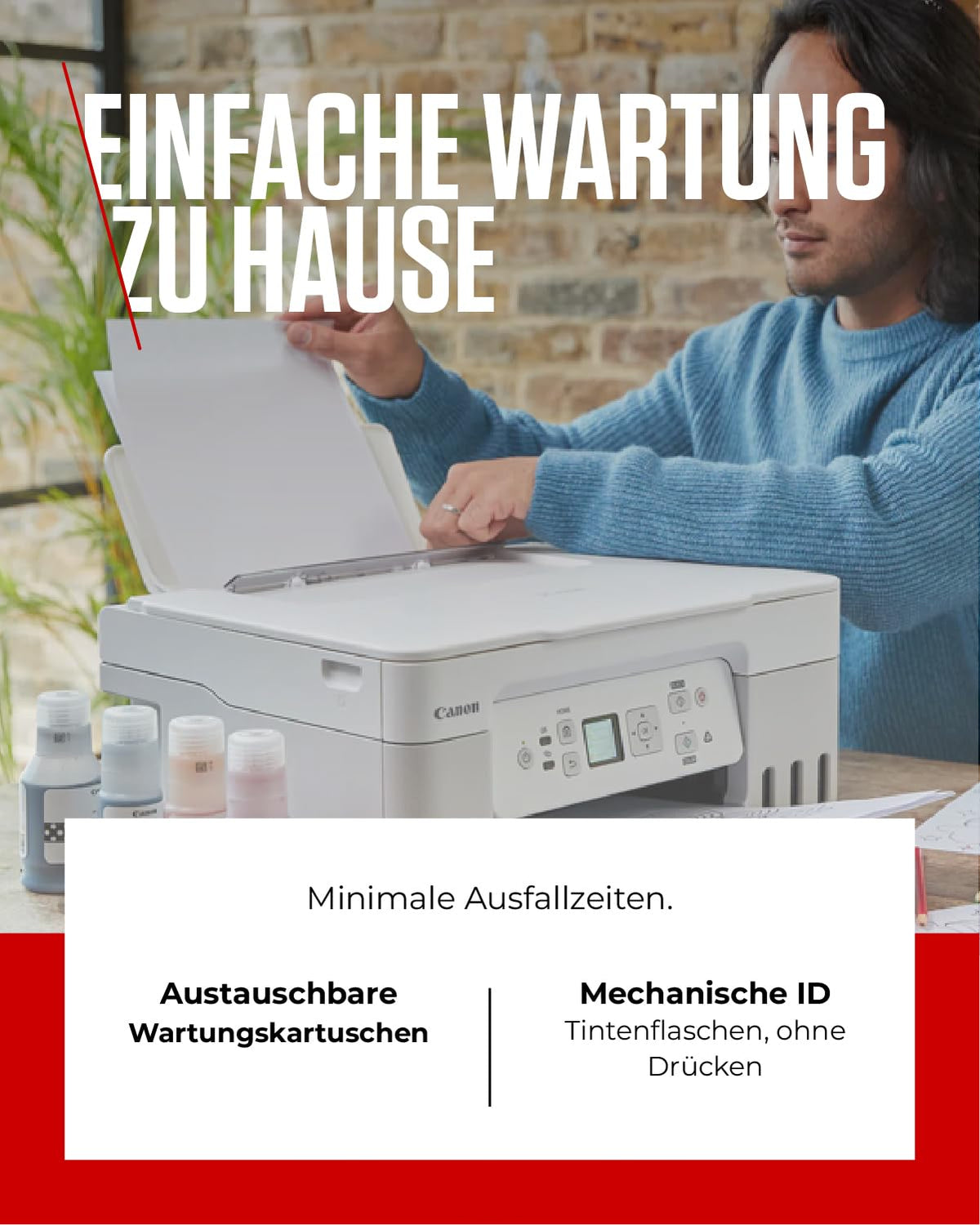 Canon PIXMA G3571 imprimantă cu jet de cerneală cu rezervor de cerneală, AirPrint wireless