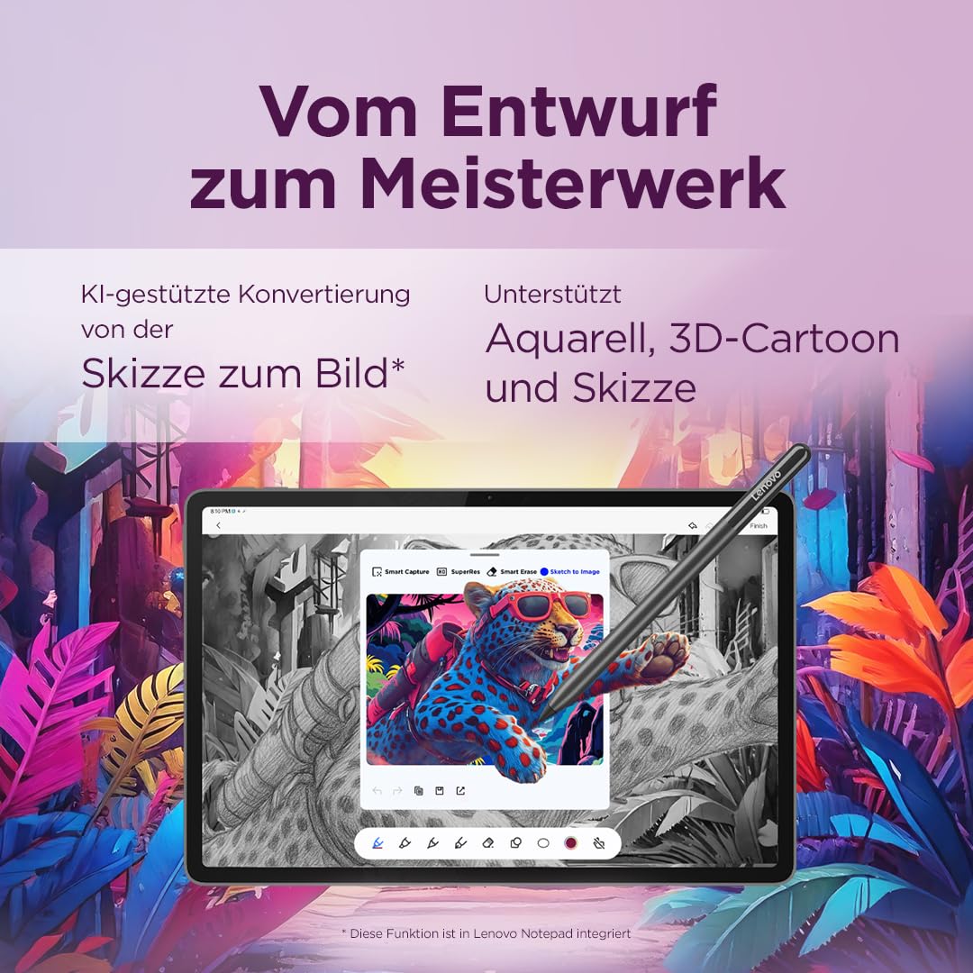Lenovo Yoga Tab | Tablet | AI | 11.1" | 12GB | 256GB | Android | Seashell - TB710FU