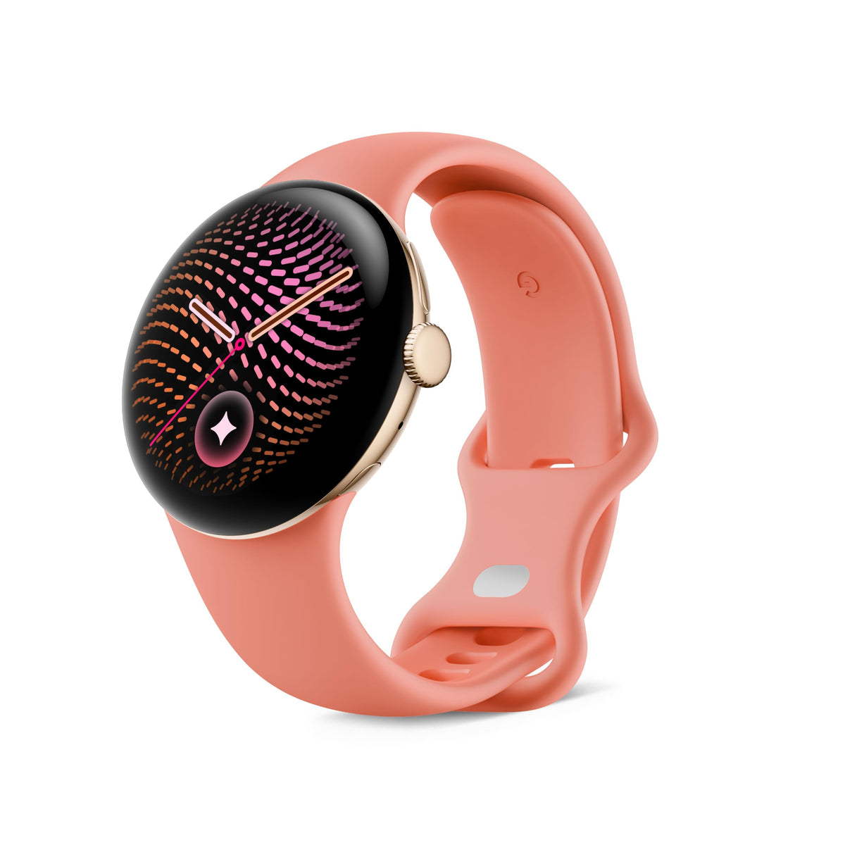 Google Pixel Watch 5 (41 mm) - Smartwatch - Champagne Case/Canyon Band, LTE - GA10901-DE