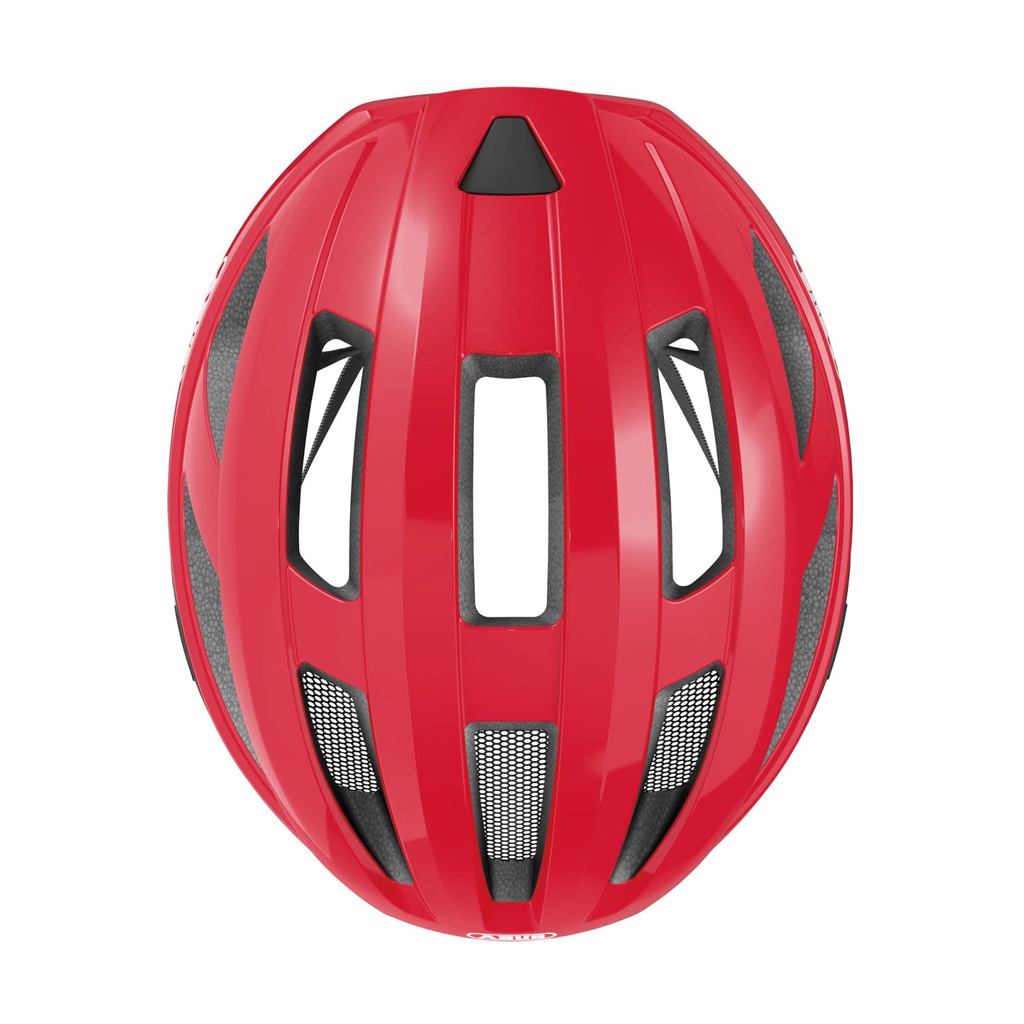 ABUS road bike helmet Macator - sporty bike helmet for beginners - also for pigtail wearers - for women and men - red, size S - 87221