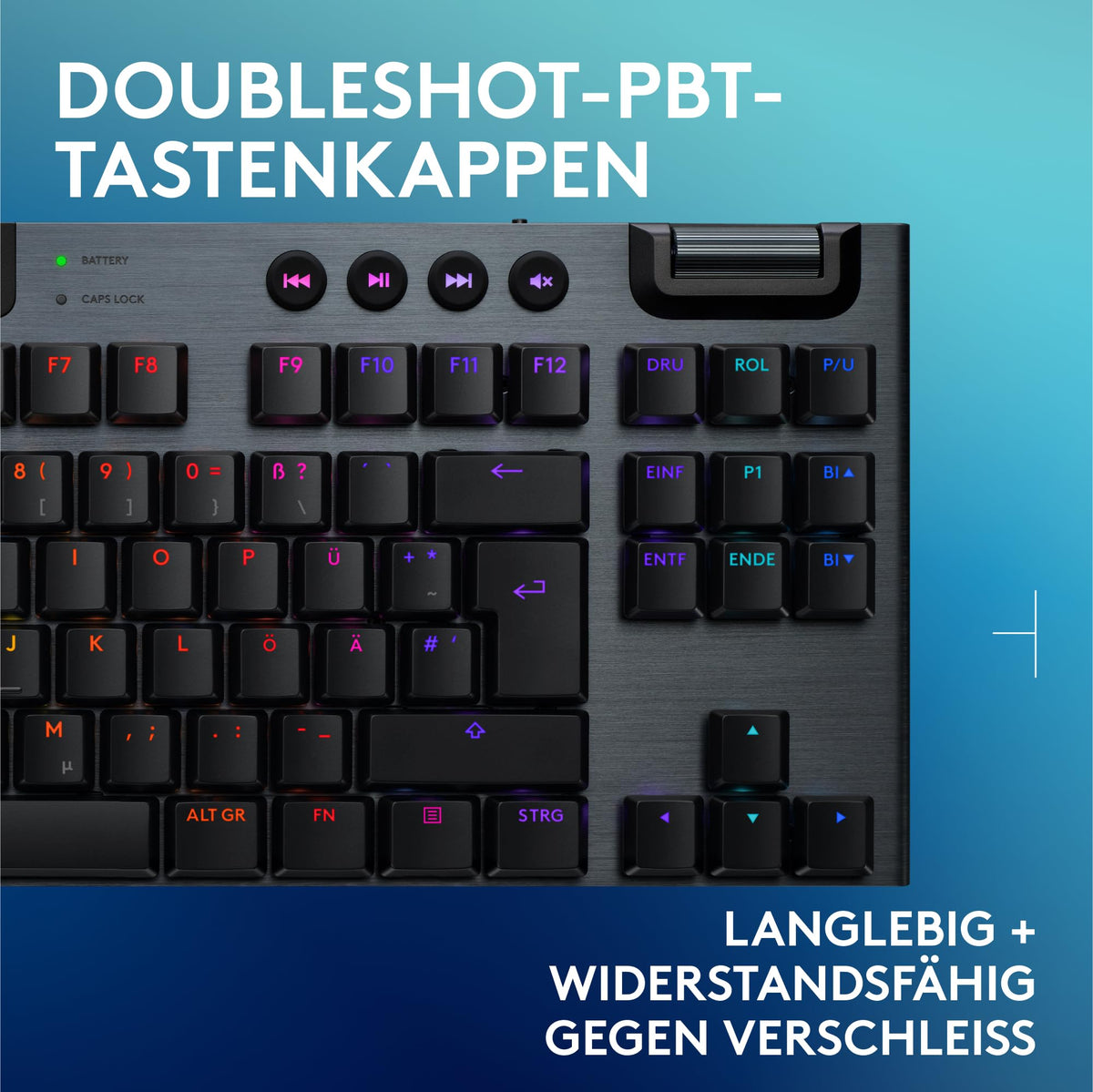 Logitech G G915 X LIGHTSPEED TKL - Wireless, low-profile gaming keyboard - 920-012744