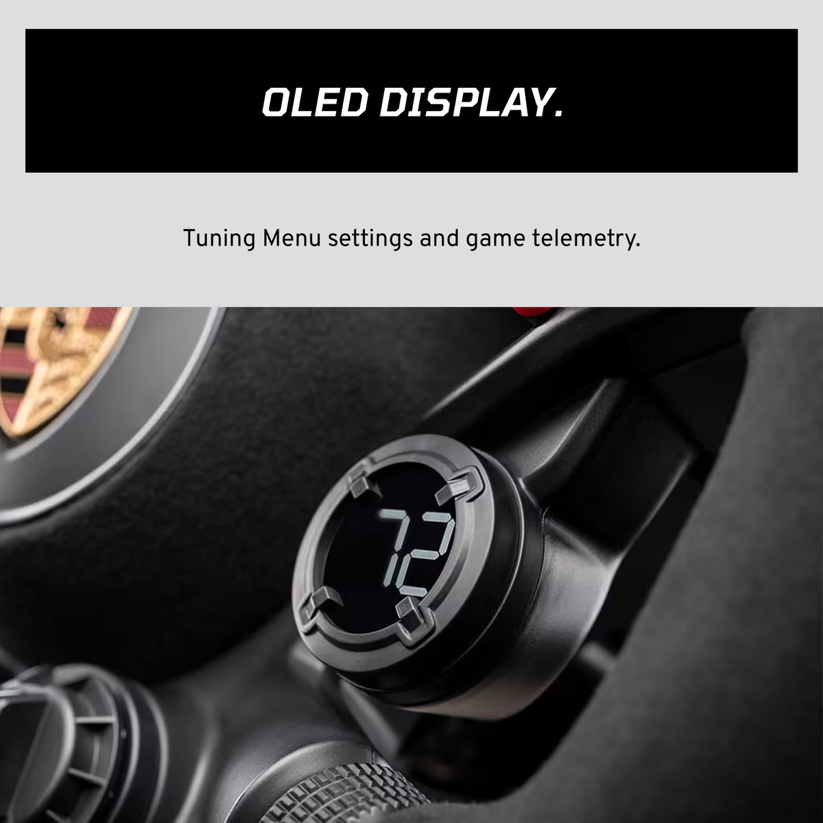 Fanatec Sim Racing CSL Elite Steering Wheel Porsche Vision GT – PC PS5 PS4 - CSL_E_SW_PVGT