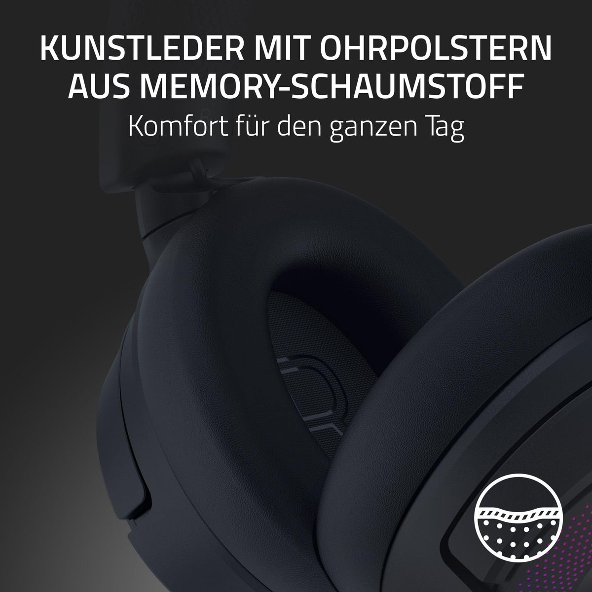 Razer Kraken Kitty V3 Pro - Wireless RGB Kitty Headset for Gaming - Reactive Streaming Cat Ears - Triforce 40mm Drivers - Hyperspeed Wireless & Bluetooth - THX Spatial Audio | Black - RZ04-05170300-R3M1
