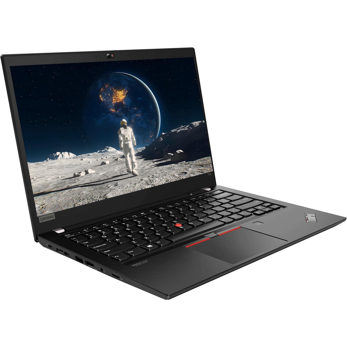Lenovo Thinkpad T14 Gen 1 Notebook de afaceri, display FHD de 35,6 cm (14 inch), Intel Core i5-10310U, 16 GB RAM, 512 GB SSD, tastatură QWERTY americană, Windows 11 Pro (recondiționat)