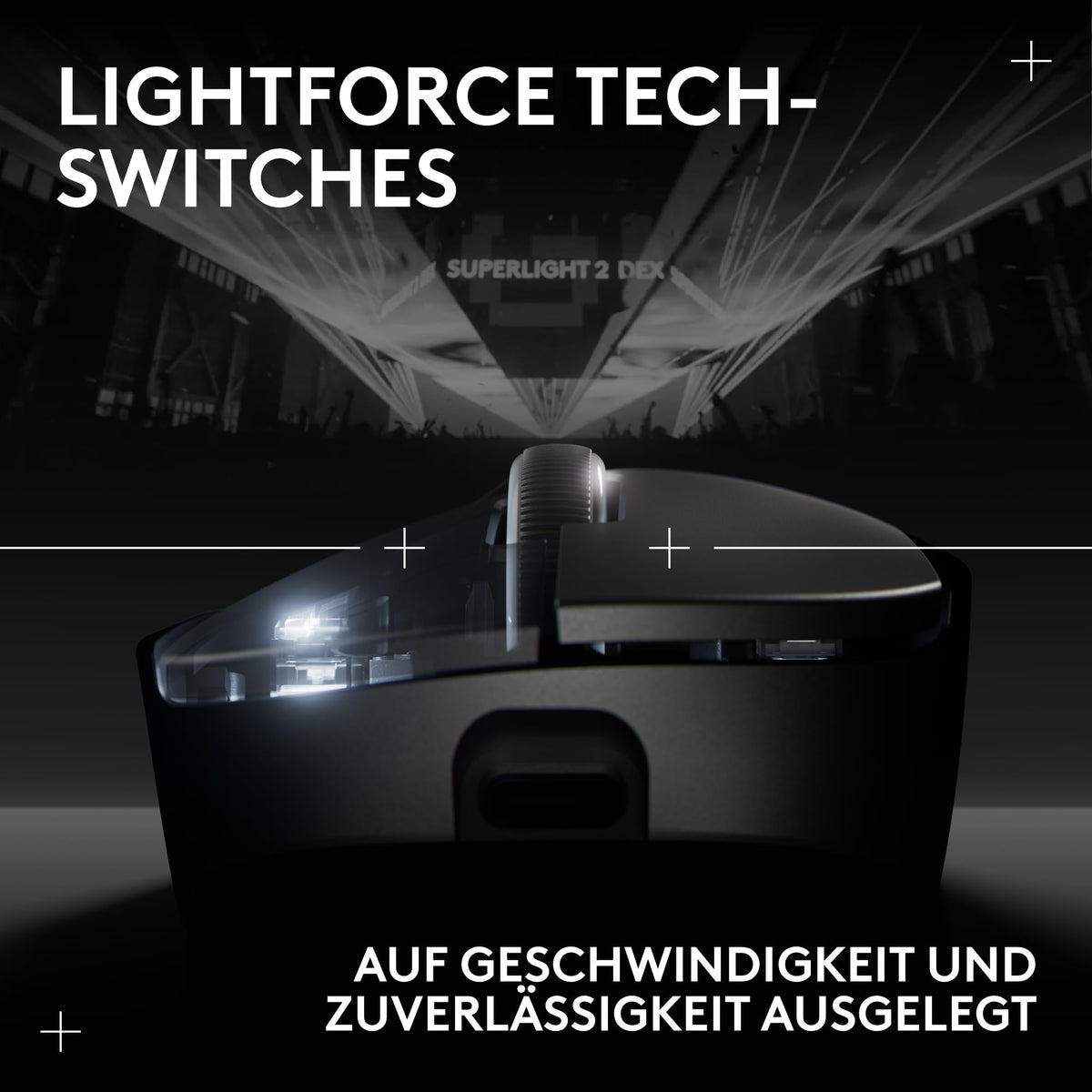 Logitech G PRO X Superlight 2 DEX SE Gaming-Maus - Negru - 910-007833