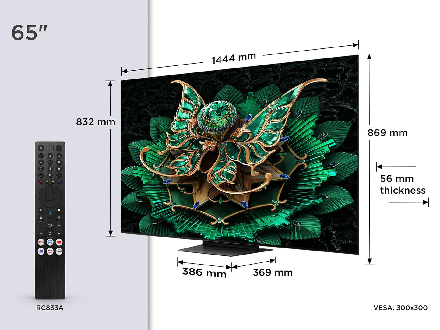 TCL 65C7K 65 inch QD-Mini LED TV