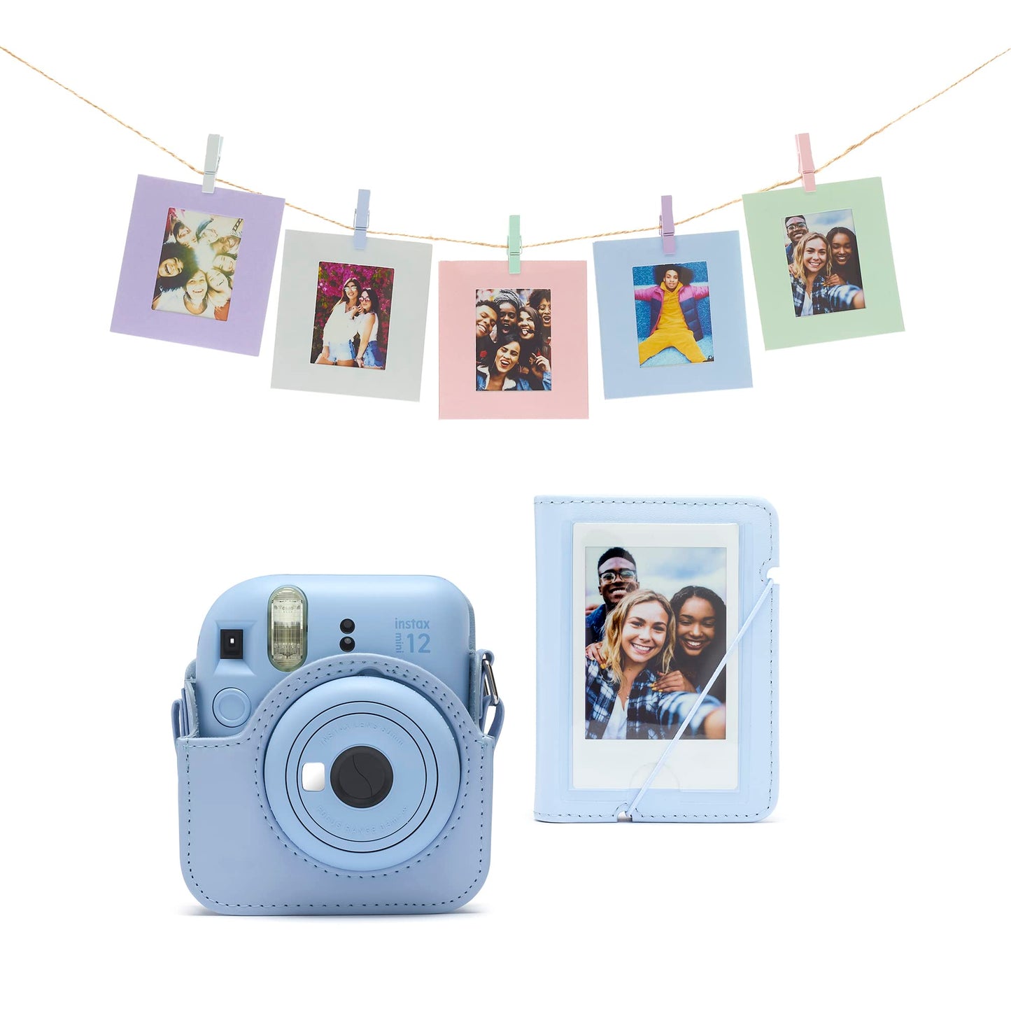 INSTAX Mini 12 Accessory Kit, Pastel Blue - mini