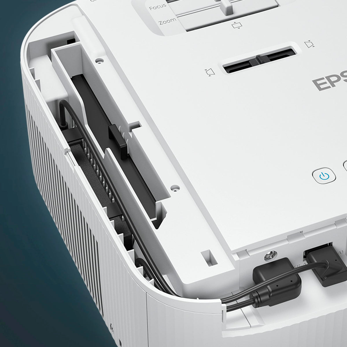 Epson EH-TW6250 | 4K PRO-UHD Projector | 2,800 Lumens | 3LCD | Android TV | 500" Projection Area | Easy Setup with Keystone Correction | For Home and Gaming | White - V11HA73040