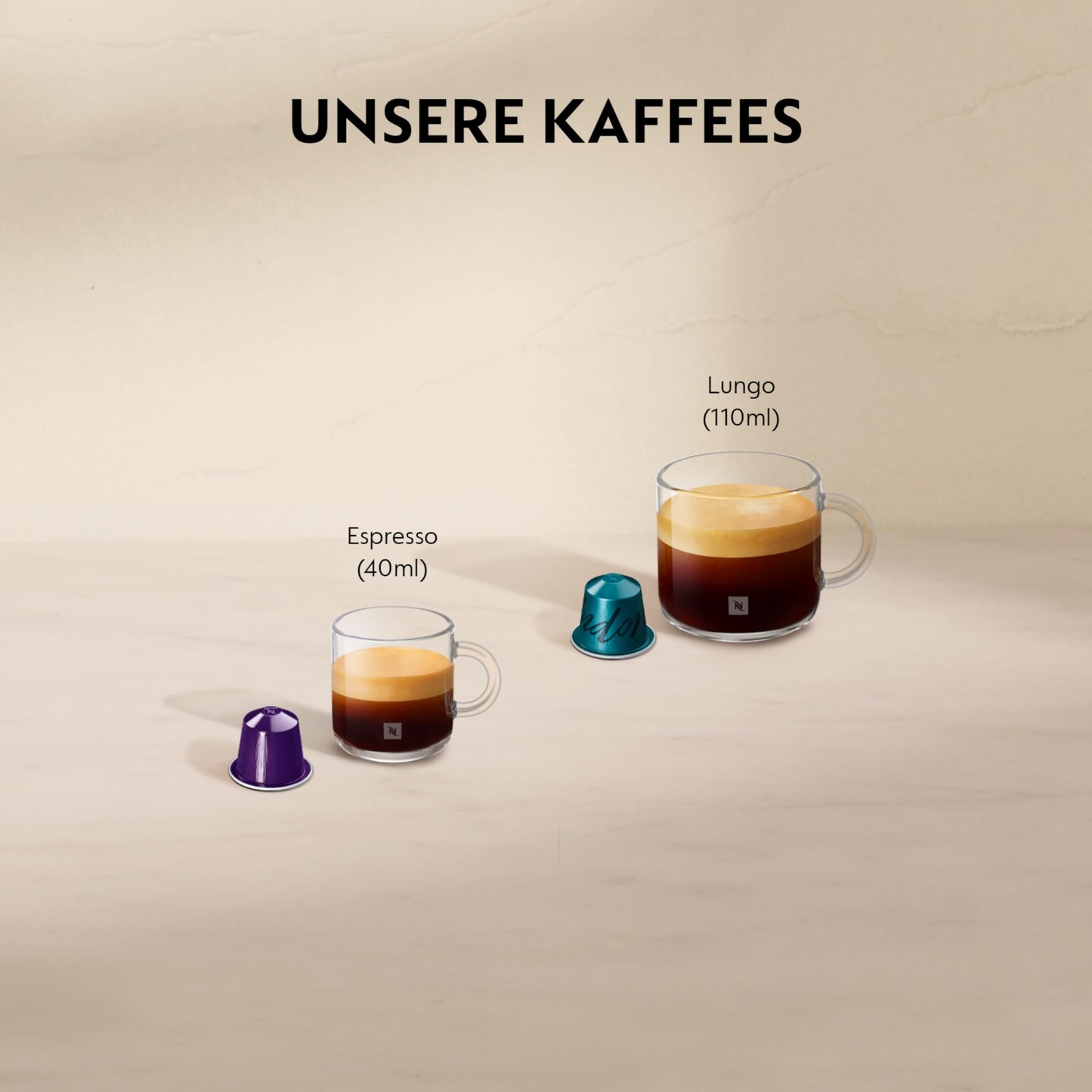 Nespresso De'Longhi EN167.W Citiz coffee capsule machine, high pressure pump and ideal heat control without Aeroccino (milk frother), energy saving function, 1260W, 37.4 x 11.9 x 25.5 cm, cream white