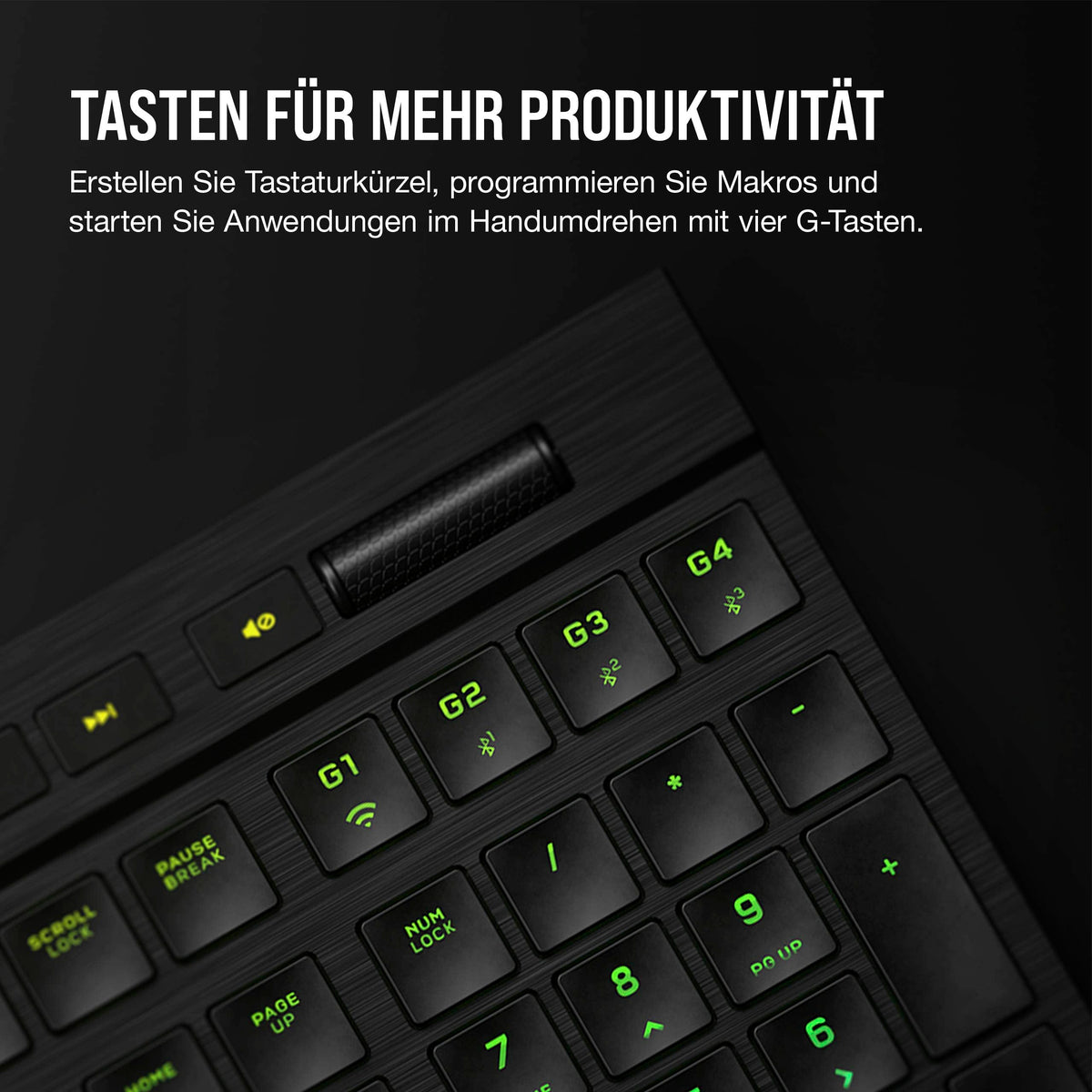 CORSAIR K100 AIR WIRELESS RGB Tastatur mecanică de gaming - Negru - CH-913A01U-DE