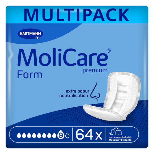 MoliCare premium Form 9 picături absorbante pentru incontinență | 4 x 16 buc - 1684090M