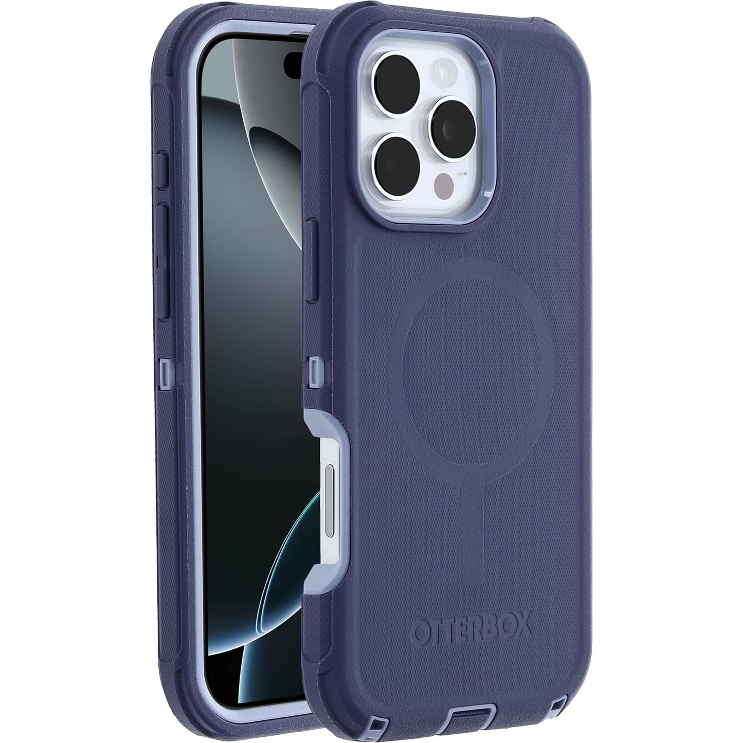 OtterBox Defender Series MagSafe Case for iPhone 16 Pro Max, Shockproof, Drop Proof, Ultra Heavy Duty Protective Case, 7X Military Grade Tested, Purple - 77-95993