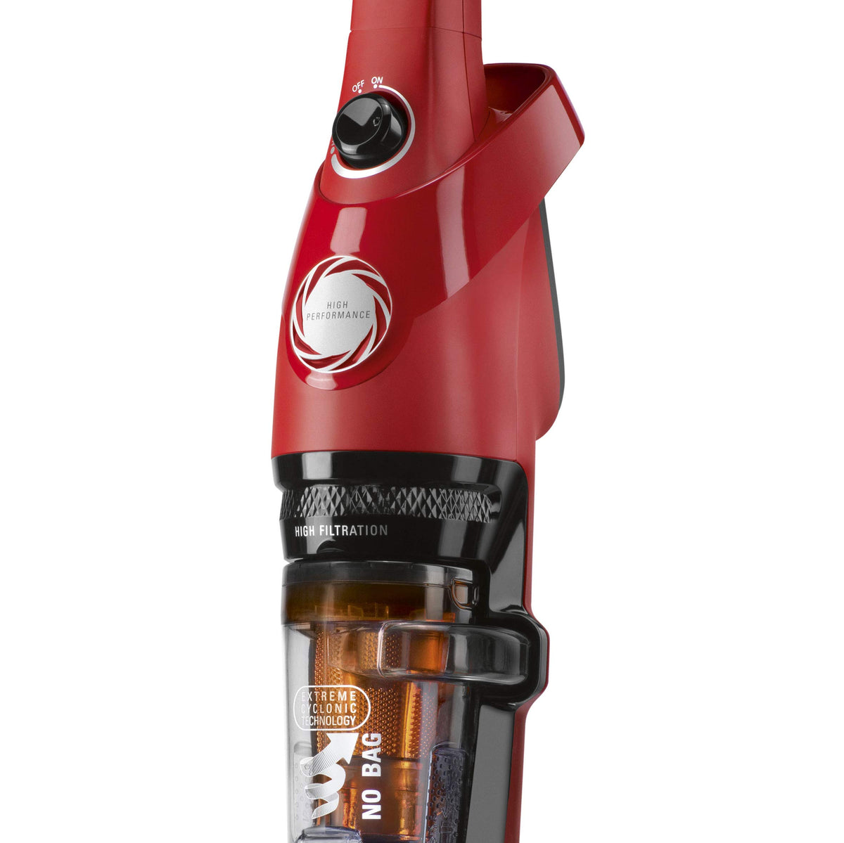 Aspirator Rowenta Powerline Extreme Cyclonic cu cablu și fără sac, tehnologie ciclon, putere 750 W, capacitate 0,9 l, roșu, RH8133 - RH8133WA
