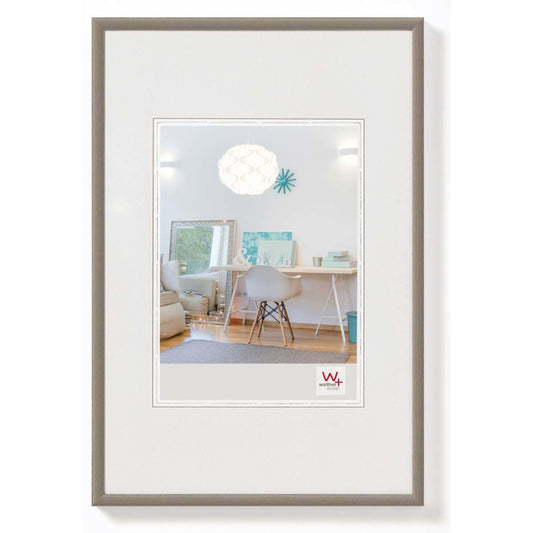 walther design picture frame steel 59.4 x 84 cm (DIN A1)New Lifestyle plastic frame KV684D