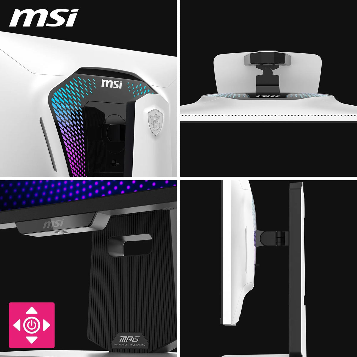 MSI MPG 274URDFWDE E16M 27 Zoll 4K-UHD-Gaming-Monitor, 0,5 ms, alb - 4711377300339