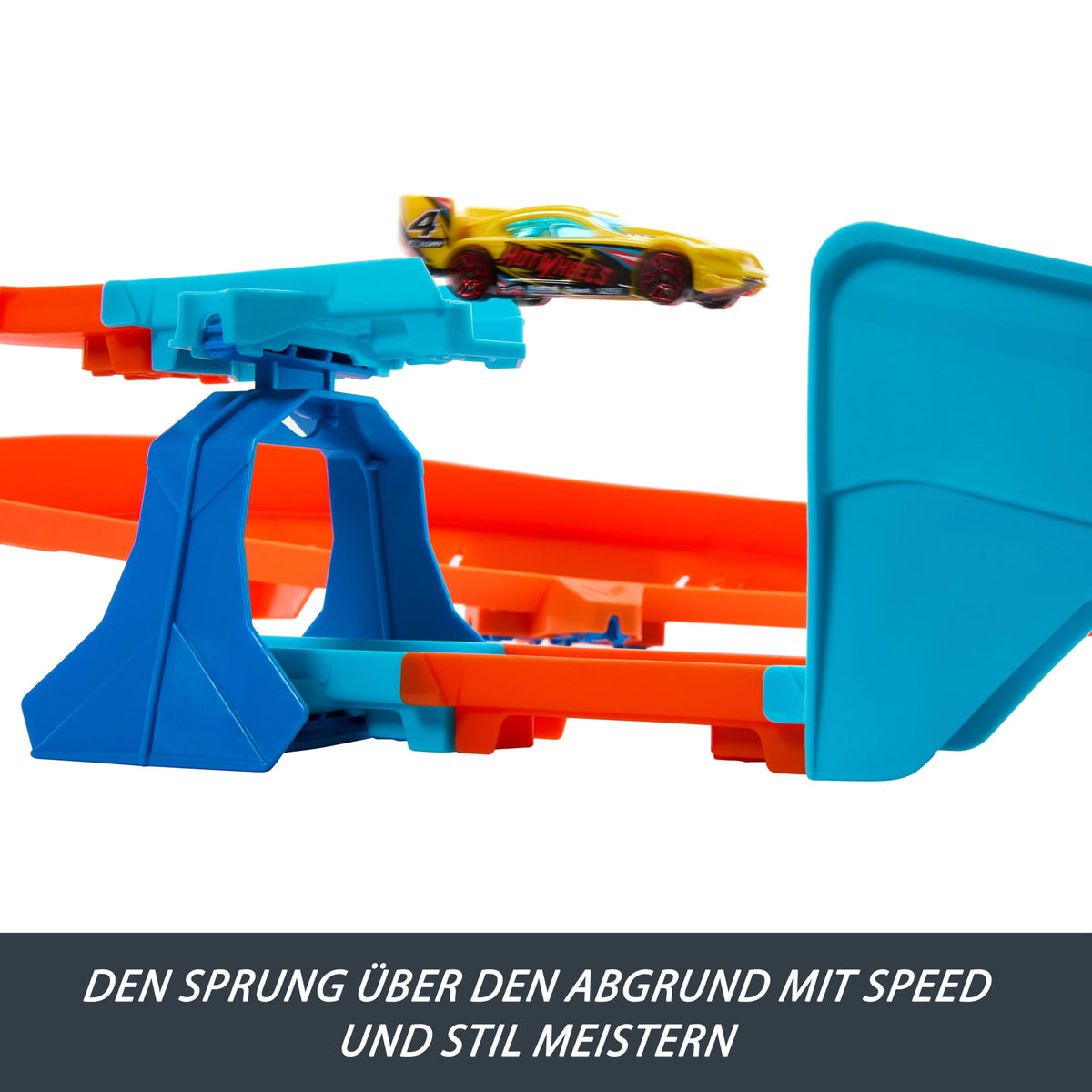 Hot Wheels Track Creator Boosted Jump Speedway Set and Toy Car - JDB49