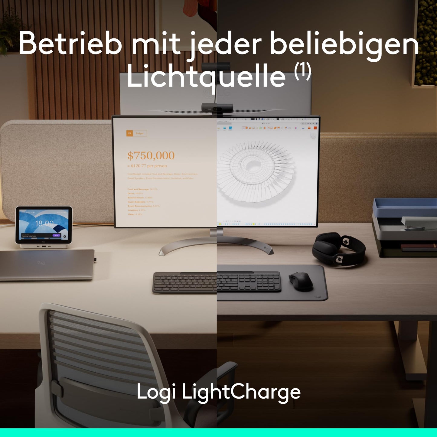 Logitech Signature Slim Solar+ K980 for Business (920-013773)