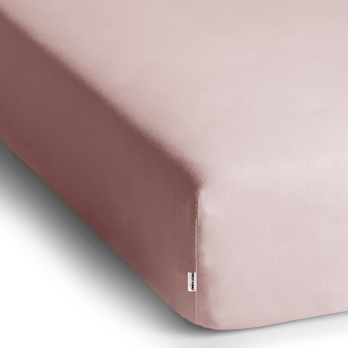 DecoKing fitted sheet 200x220 220x240 cm 100% combed cotton purple fitted sheets jersey box spring bed Amber 200 x 220 220 x 240