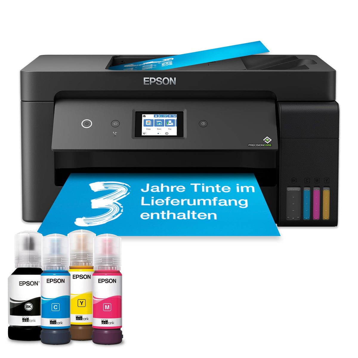 Epson EcoTank ET-15000 Ink Tank Printer | for Home & Small Offices | WiFi | A3+ | Print, Copy, Scan, Fax | Duplex Printing | 6.8 cm Touchscreen | 30-Sheet ADF - C11CH96401