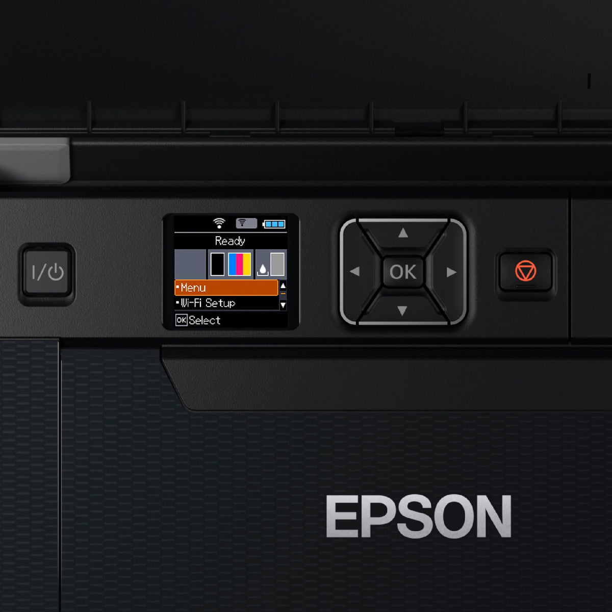 Epson Workforce WF-110W portable inkjet printer (A4, WiFi Direct, printer, mobile printing, USB, built-in battery, only 1.6 kg weight) black - C11CH25401