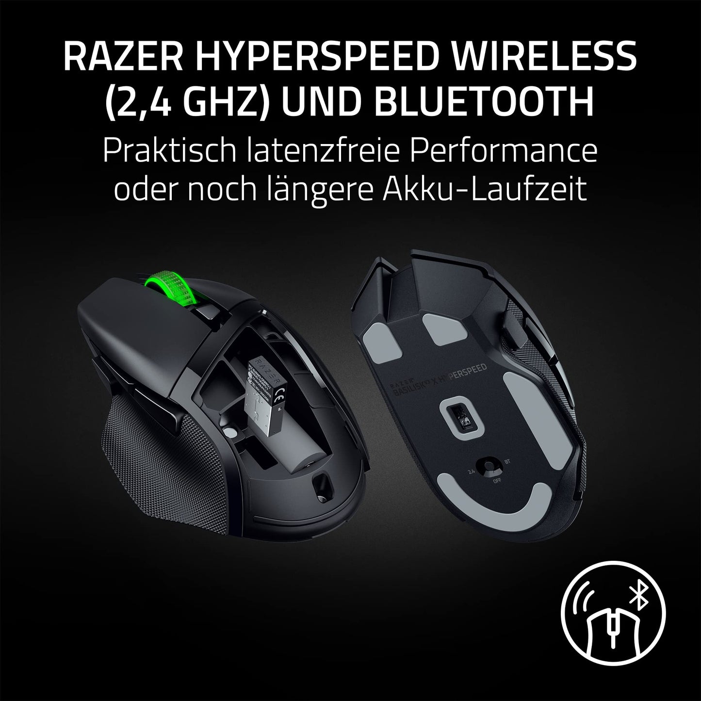 Razer Basilisk V3 X HyperSpeed (RZ01-04870100-R3G1)