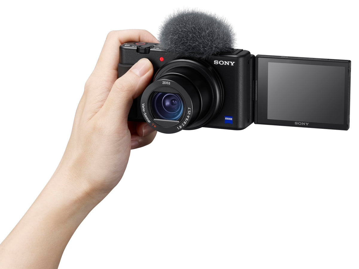 Sony ZV-1 Vlog Camera, 20.1 MP, 4K Video, 24–70 mm, Real-time AF - ZV1AB.CE3
