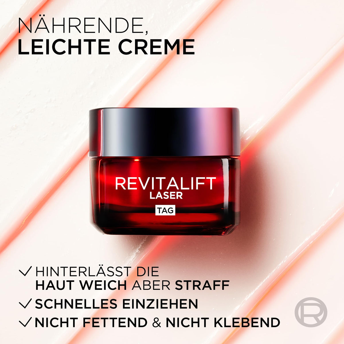 Set de îngrijire a feței L'Oréal Paris, îngrijire anti-îmbătrânire pentru zi și noapte cu efect triplu - cu Pro-Retinol, Hyaluron și Vitamina C, Revitalift Laser, 2 x 50 ml