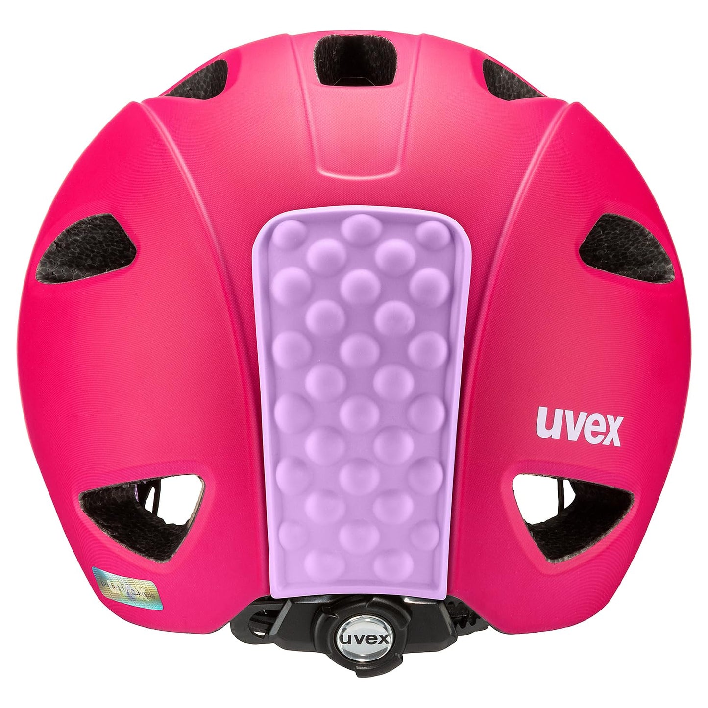 uvex OYO - Lightweight bicycle helmet for children - integrated side protection - expandable with LED light - Berry - Purple matt - 45-50 cm - S4100490615