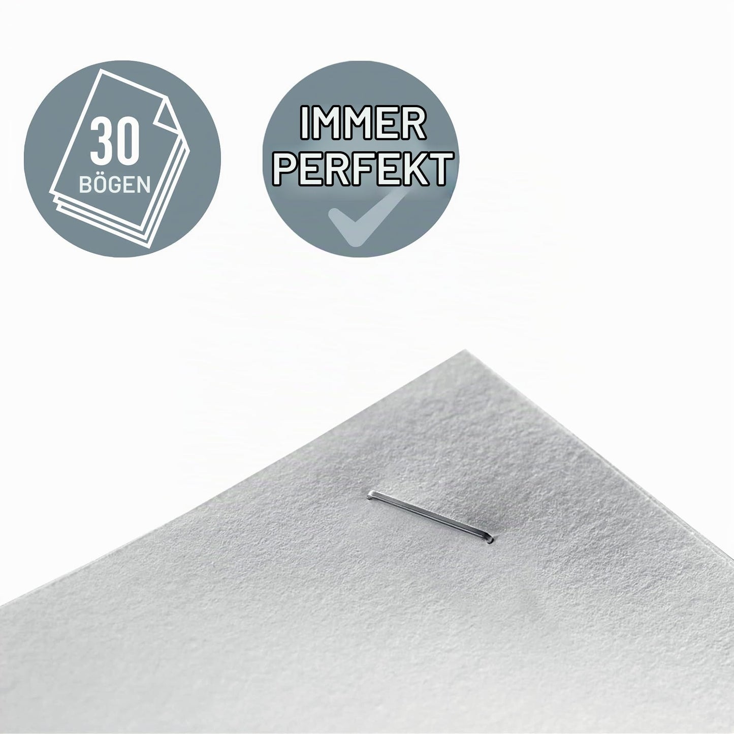 Leitz Power Performance P3 staples, 24 x 6 mm, pack of 10, 5000 pieces, galvanized metal, 54990000 - 54990000-10