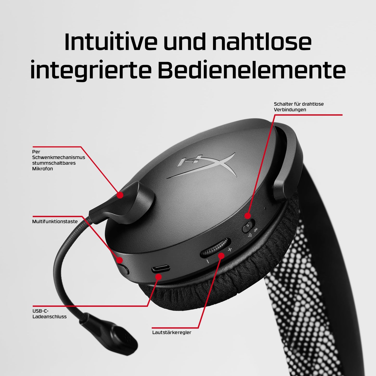 HyperX Cloud Jet – Dual Wireless Gaming Headset - AJ0T1AA