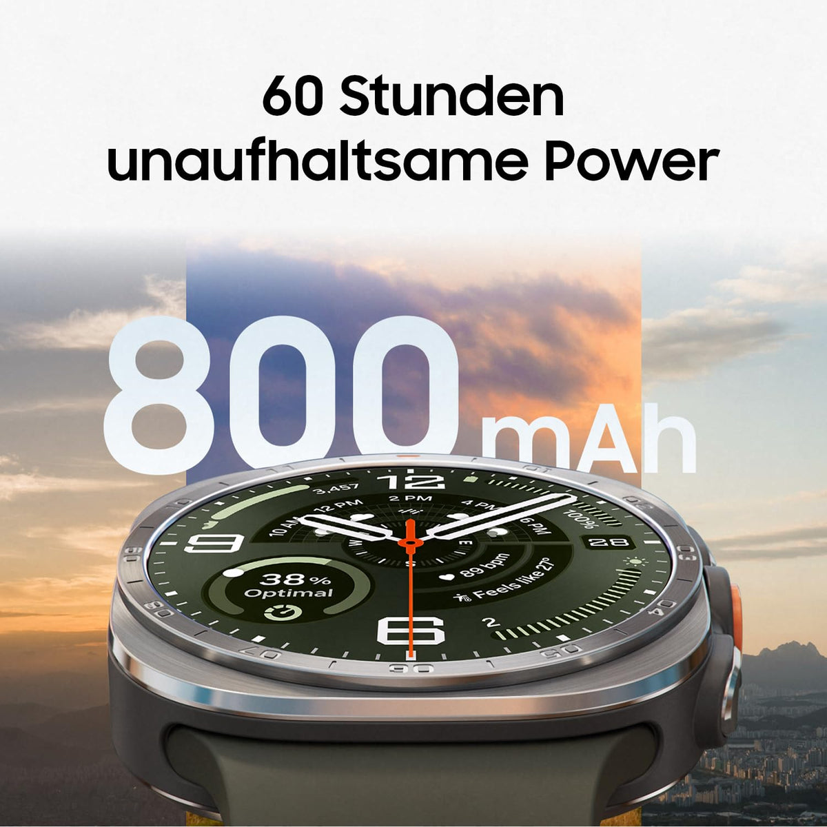 Samsung Galaxy Watch Ultra2 Smartwatch, 47 mm, LTE, Titanium Silver - SM-L715FZSAEUB
