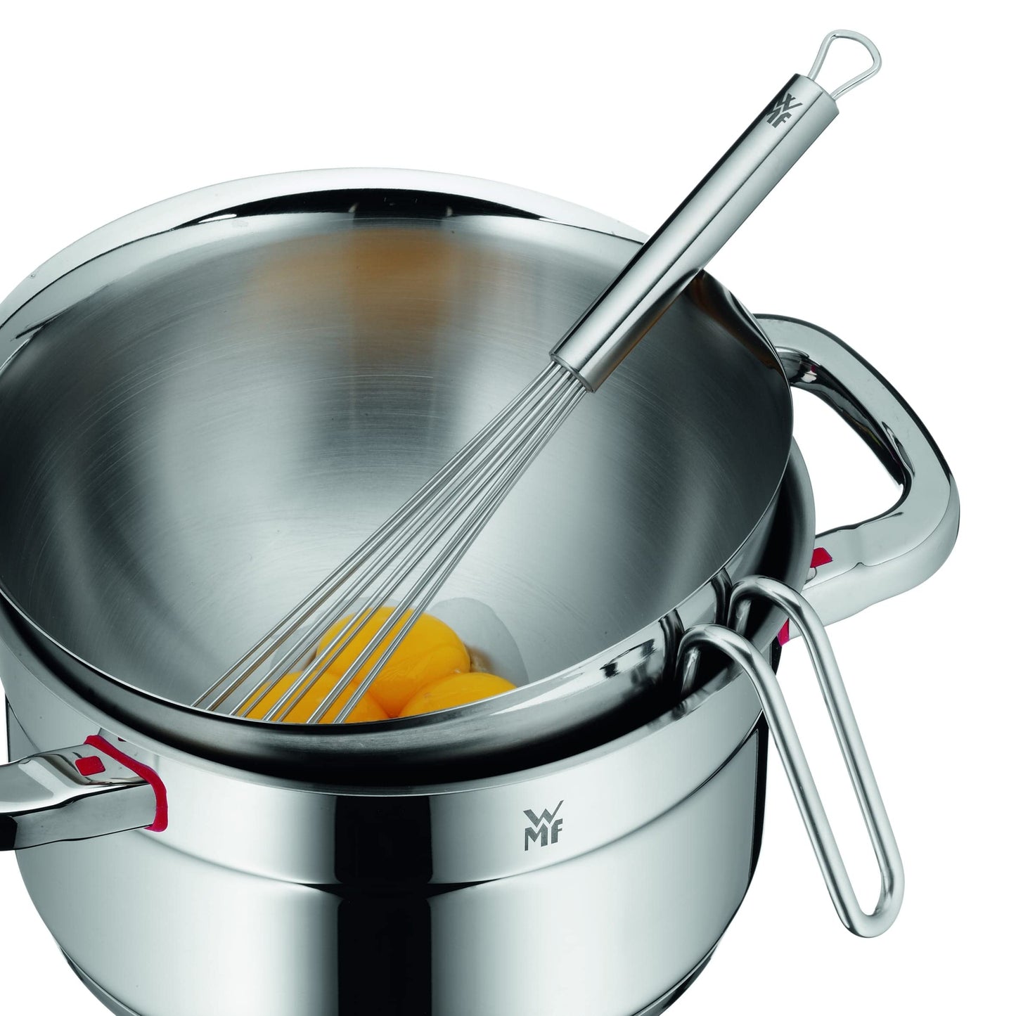 WMF Function Bowls mixing bowl 1.25l, stainless steel bowl 20 cm, Cromargan polished stainless steel, dishwasher safe, stackable - 06.4565.6030