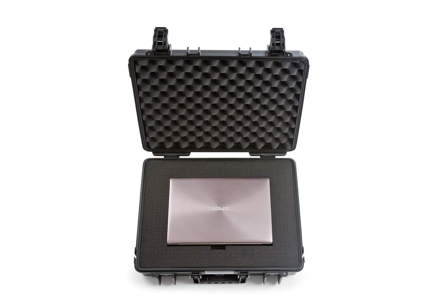 B&W International multi-purpose case outdoor 6040 (PP.210) black - with cube foam - waterproof (IP67), dustproof, impact-resistant, extremely robust - 6040/B/SI