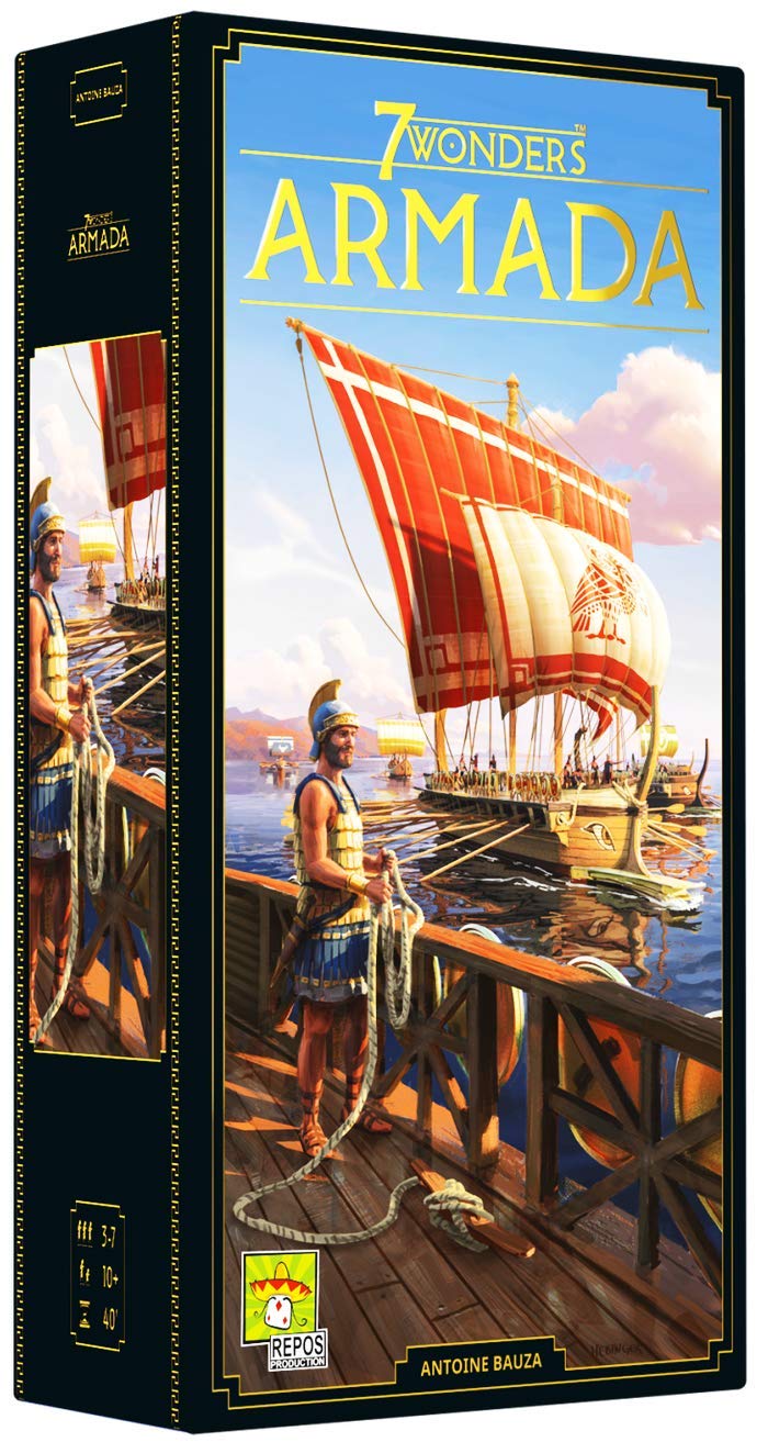 Asmodee | Repos Production | 7 Wonders – Armada | Extension | Connoisseur game | Strategy game | 3-7 players | From 10+ years | 30+ minutes | German - RPOD0025