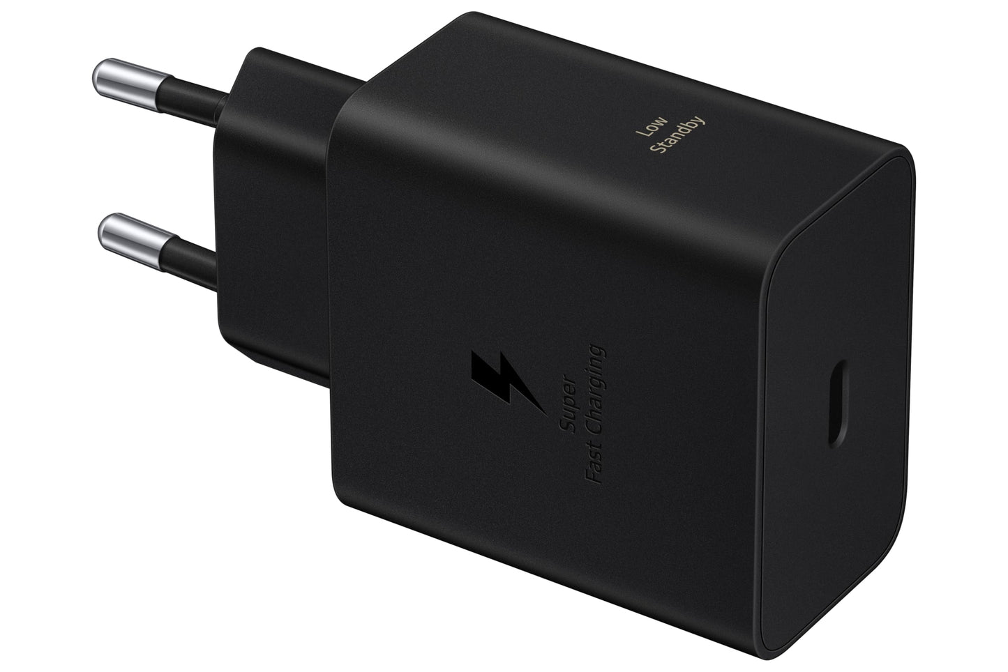 Samsung fast charging adapter EP-T6010N, USB-C charger with 60W fast charging, compatible with devices from other manufacturers, black