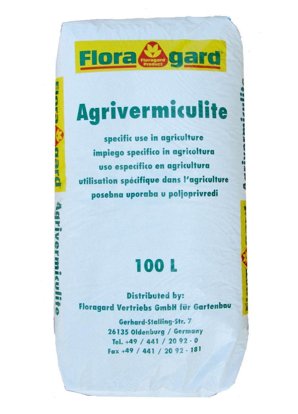 Floragard Vermiculite 100 L (2-3 mm) - mineral substrate for soil and substrate improvement for gardens, cultivation and houseplants - breeding substrate for reptiles in terrariums and as a covering material - 115413