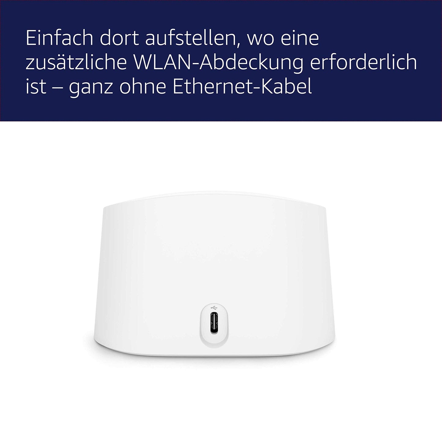 Amazon eero 6 Mesh WiFi Signal Booster | Expands existing eero network | Adds up to 140 m² of Wi-Fi 6 coverage to your existing eero mesh Wi-Fi network | Single pack - Q010001