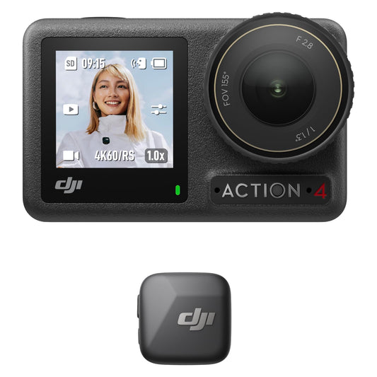 DJI Osmo Action 4 + Mic Mini Sender (Infinity Schwarz) CP.OS.00000270.01