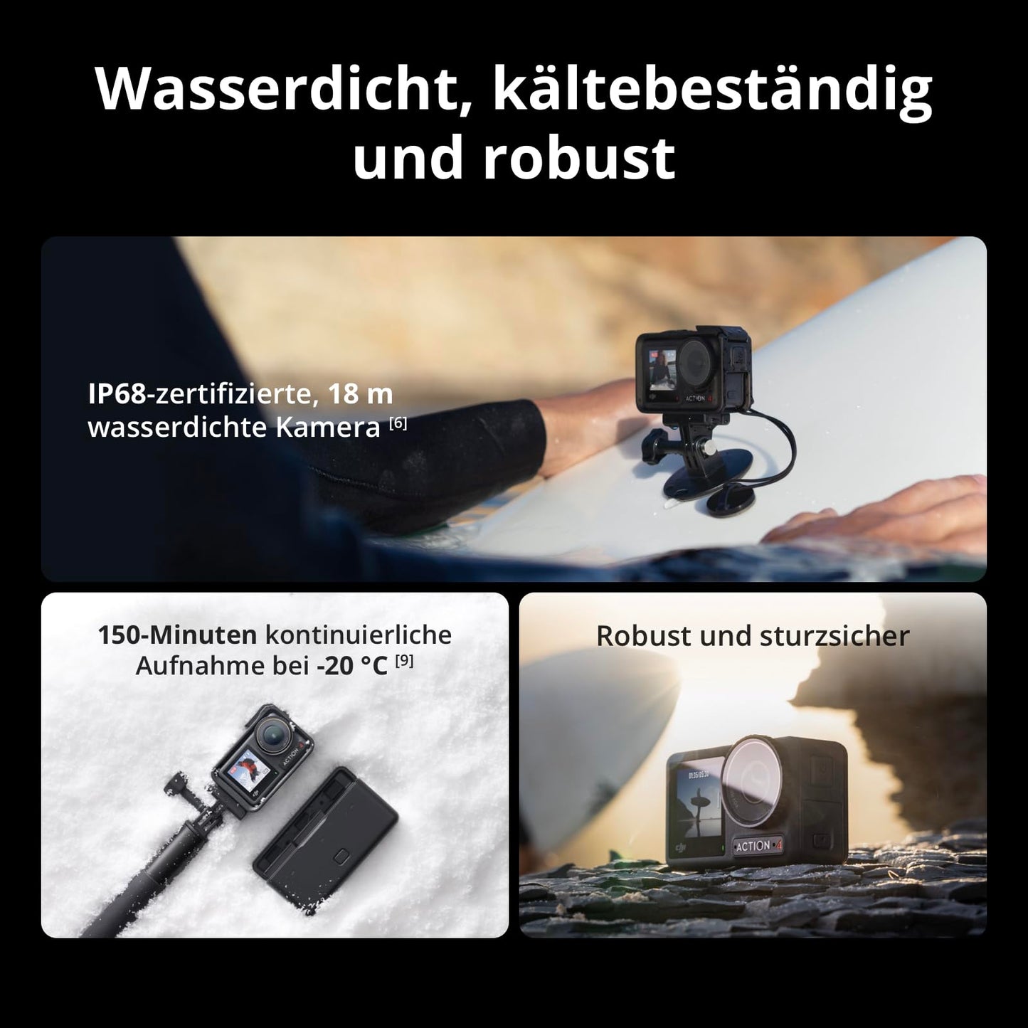DJI Osmo Action 4 Standard Combo CP.OS.00000269.01