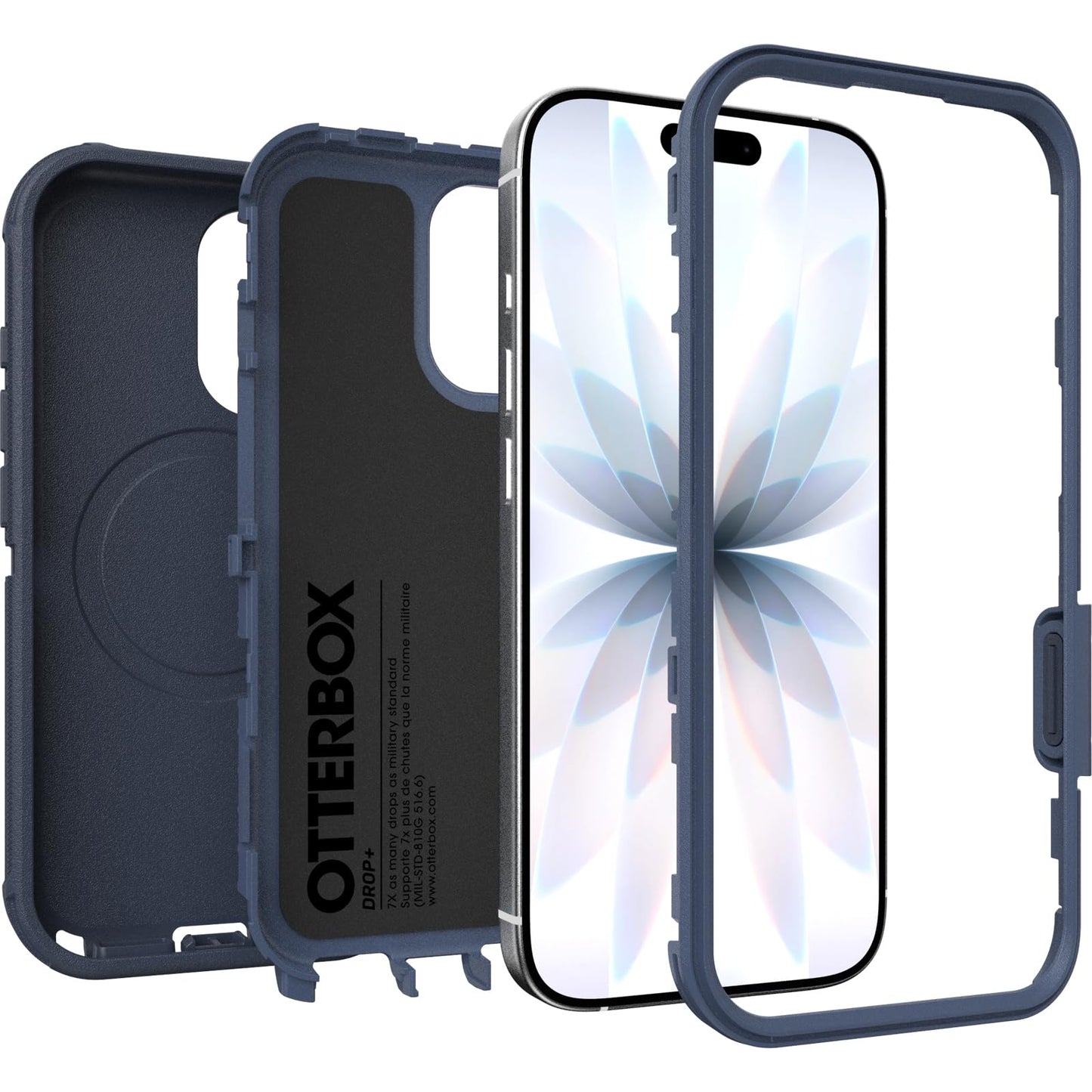OtterBox Defender Pro MagSafe Case for iPhone 17, Blue - 77-98358