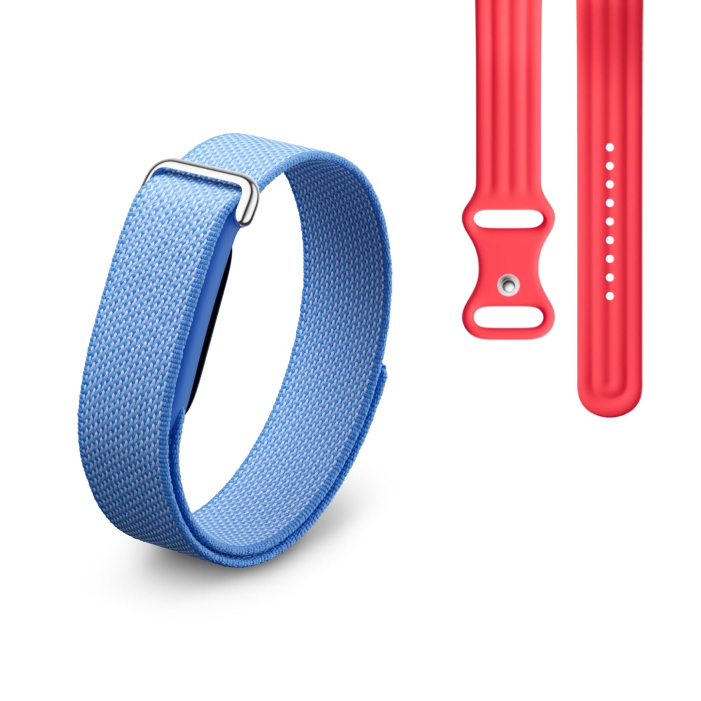 Google Fitbit Air - activity tracker without display with fitness tracking, heart rate measurement - compatible with iOS and Android - Lavender + sports armband for the Fitbit Air - Berry, S
