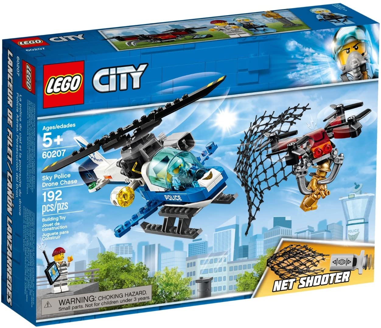 City Lego Sky Police Drone Chase 60207 Building Set, New 2019 (192 Pieces) - 6251533