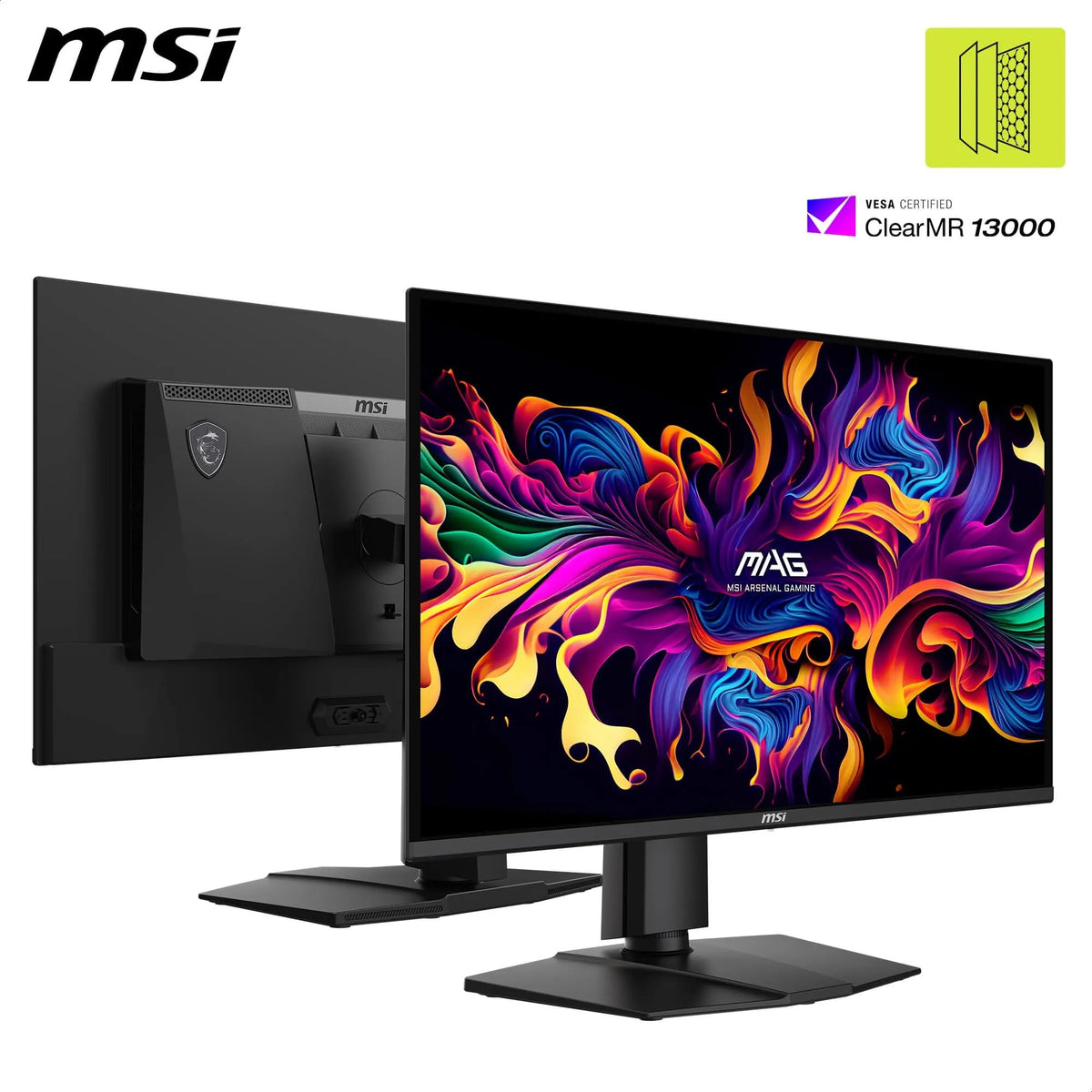 MSI MAG 274QPA QD-OLED X24 Monitor de gaming de 27 inch WQHD, 2560 x 1440, panou Quantum Dot OLED, 240 Hz, 0,03 ms, compatibil G-SYNC, AMD FreeSync Premium, HDMI 2.1, DP 1.4a, ajustabil pe înălțime, negru - 4711377389549