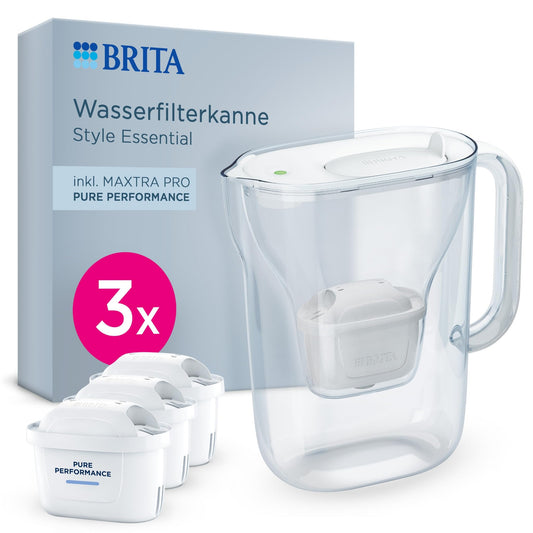 BRITA Filtru de apă MAXTRA Style Essential, 3x Pure Performance Filter - 1058147