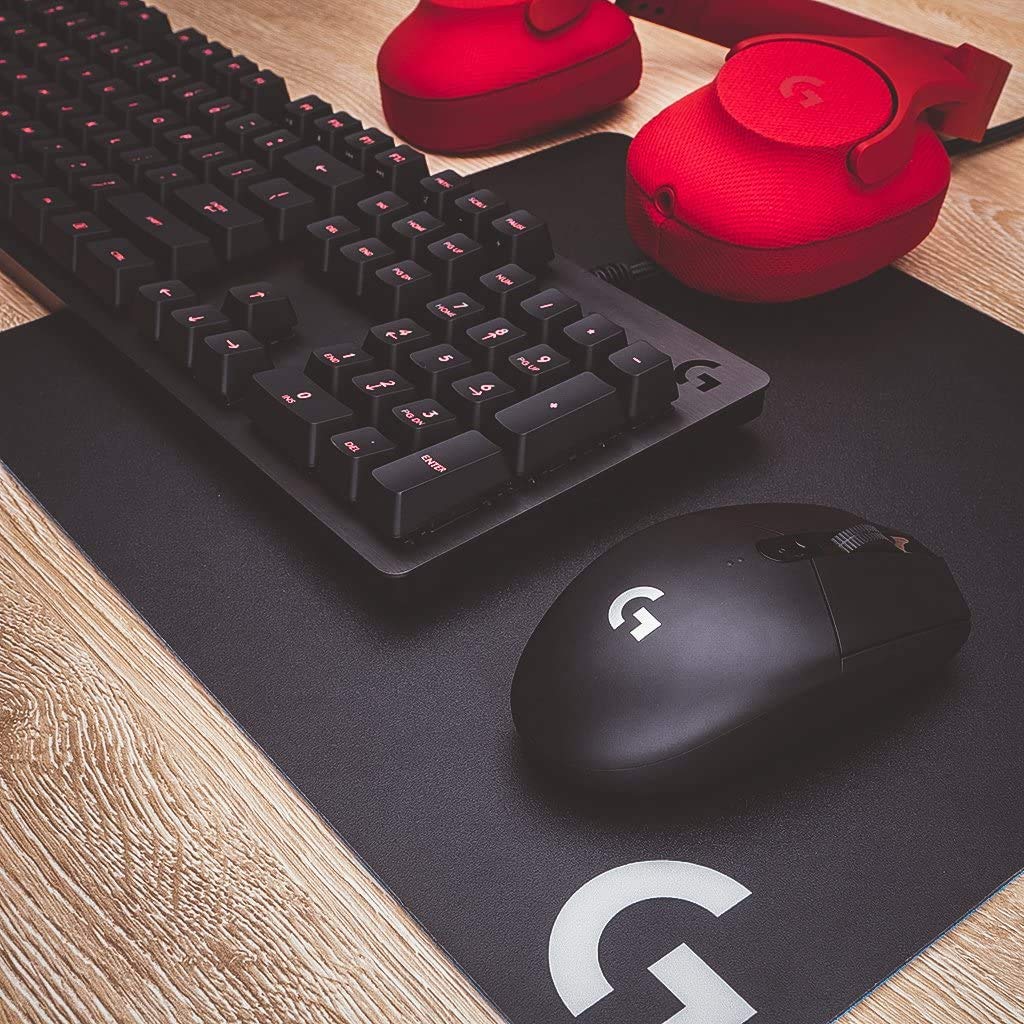 Logitech G G305 Lightspeed wireless gaming mouse with Hero 12K DPI sensor, wireless connection, 6 programmable buttons, 250 hours of battery life, lightweight, PC/Mac - black - 910-005283