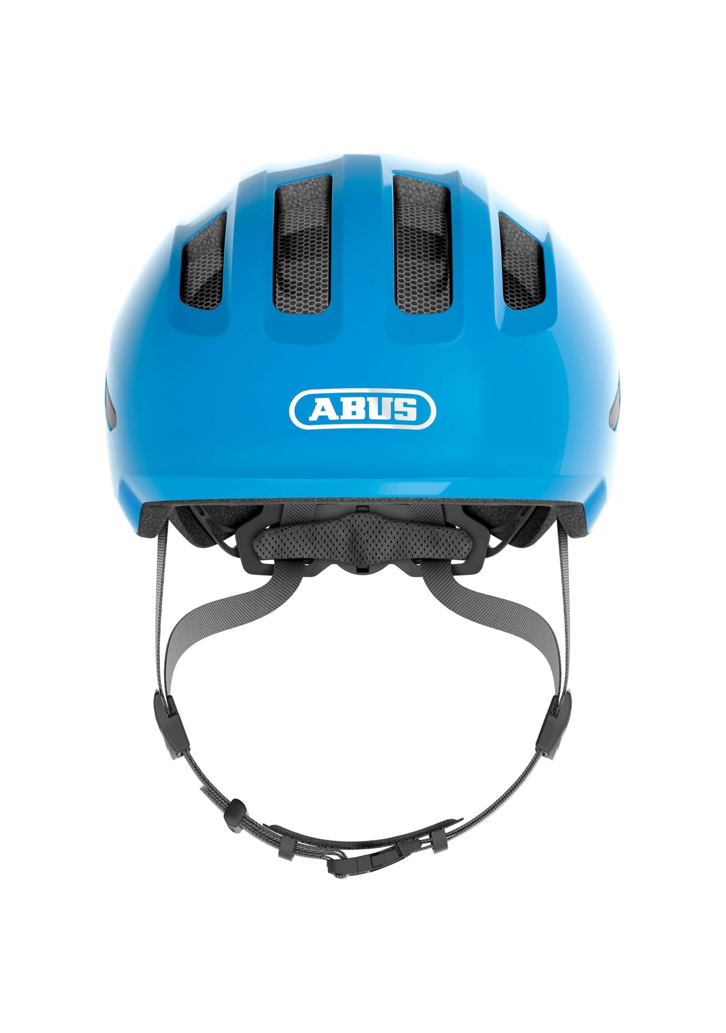 ABUS 67295 Bicycle Helmet, Blue (Shiny Blue), M (50-55 cm)