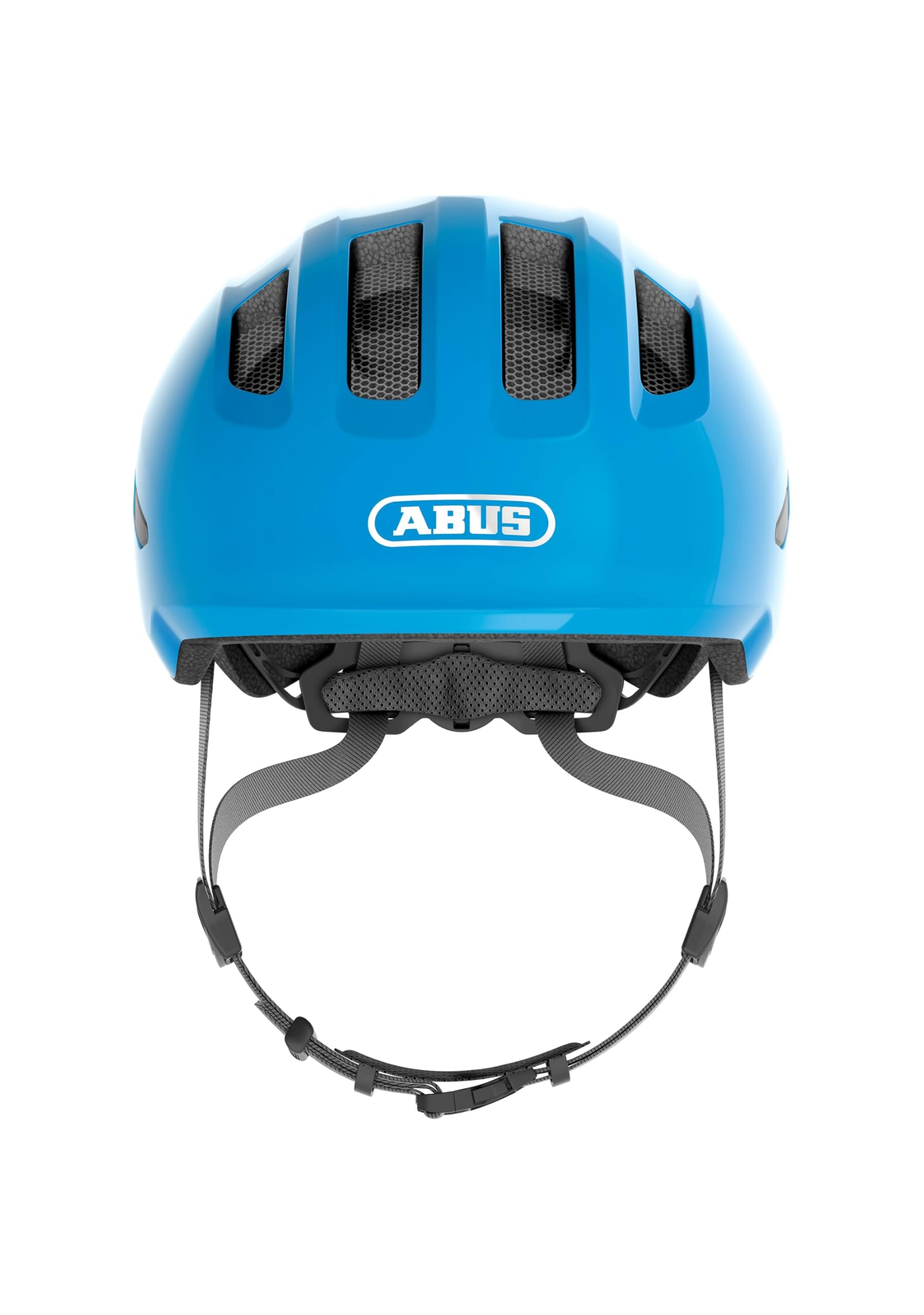 ABUS 67295 Bicycle Helmet, Blue (Shiny Blue), M (50-55 cm)