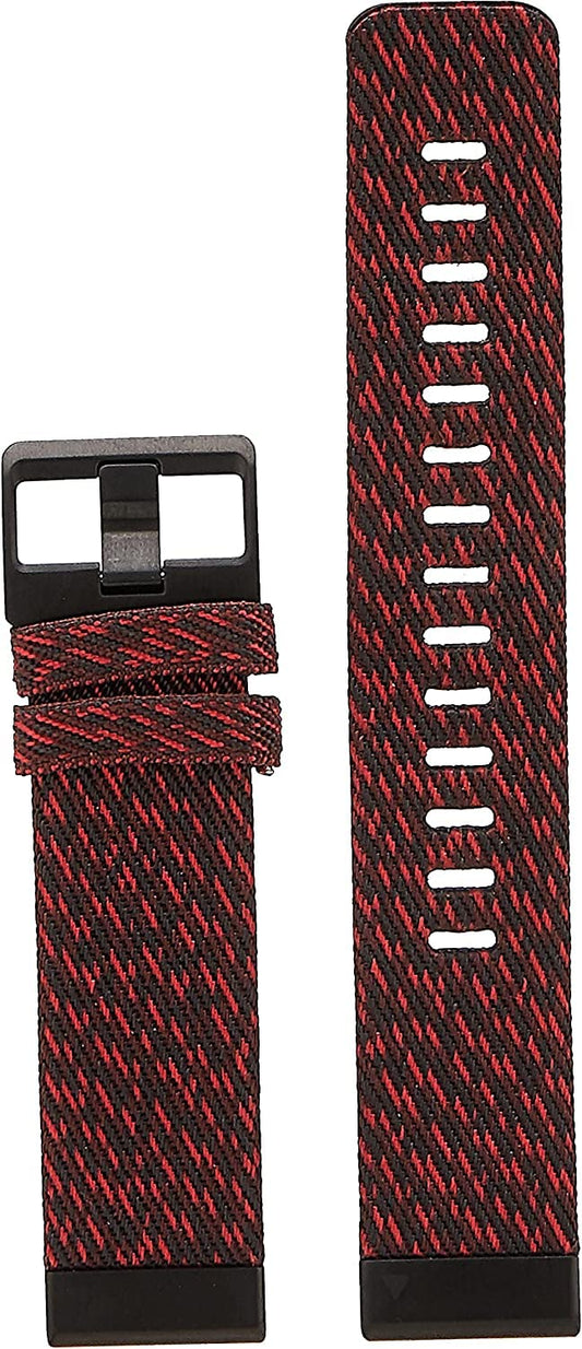 Brățară de ceas Garmin roșie melanj 22mm - 010-12863-06