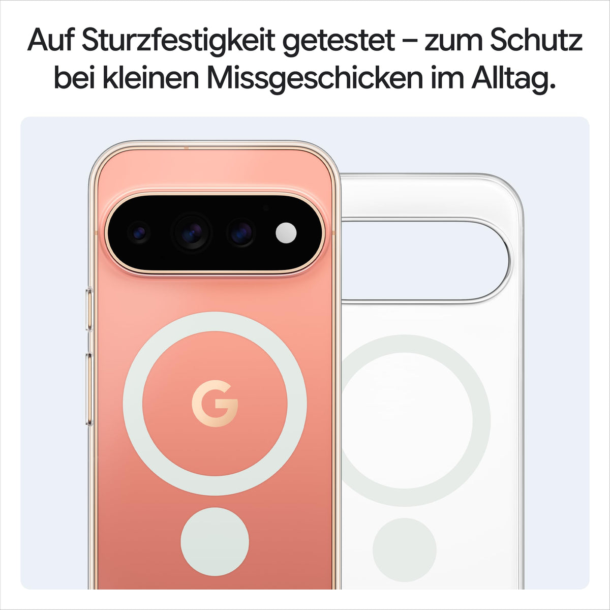 Google Clear Case cu Pixelsnap pentru Pixel 11 Pro – Transparent - GA11714-WW