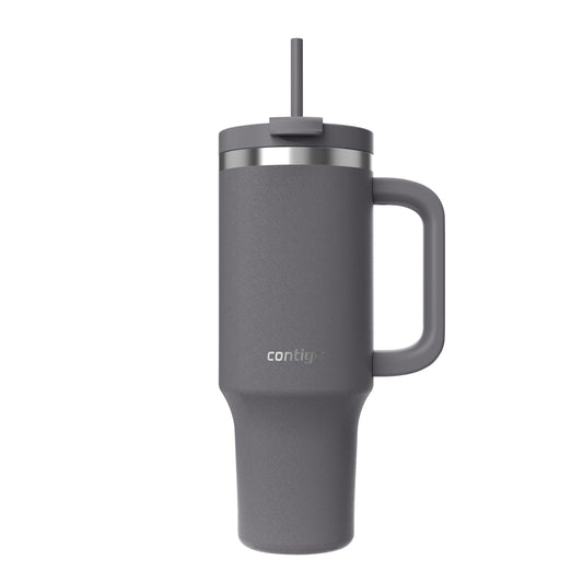 Contigo thermos bottle 1200 ml with handle and straw | Stainless Steel Insulated Thermal Drinking Bottle with Lid | Cools for 29 hours | Travel Mug | Thermo mug | - 2217788